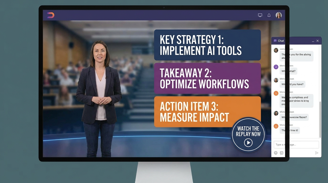 Webinar Recap example